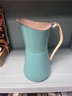 Jens Quistgaard Robin’s Egg Blue Enamel Pitcher